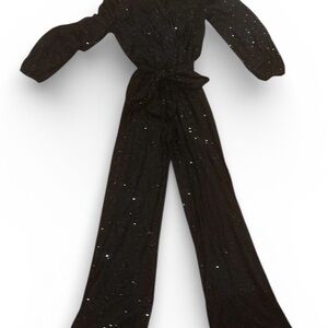 Elegant Black sequins Fashion Nova Jumpsuit